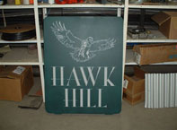 Hawk Hill Sign